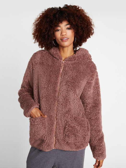 Volcom Lil Phuz Up Jacket-Raisin