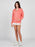 Volcom Lil Zip Fleece Sweatshirt-Electric Coral