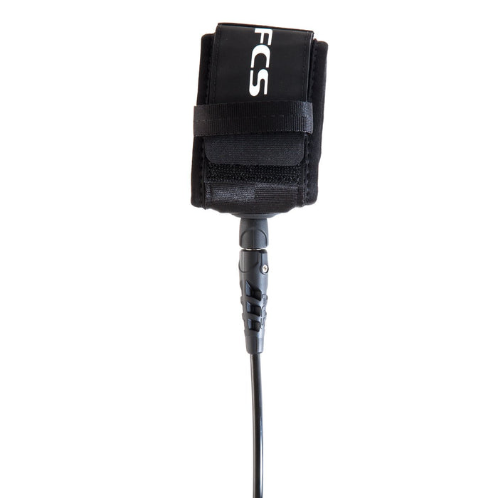 FCS Regular Leash-8' x 7mm-Black
