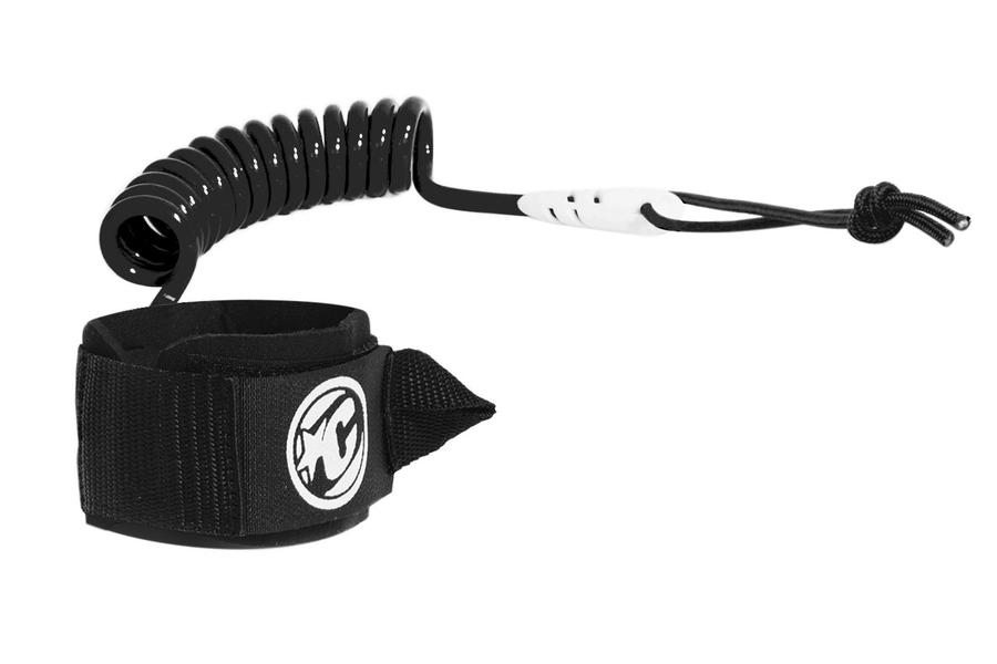 Creatures Coiled Bodyboard Wrist Leash-Black