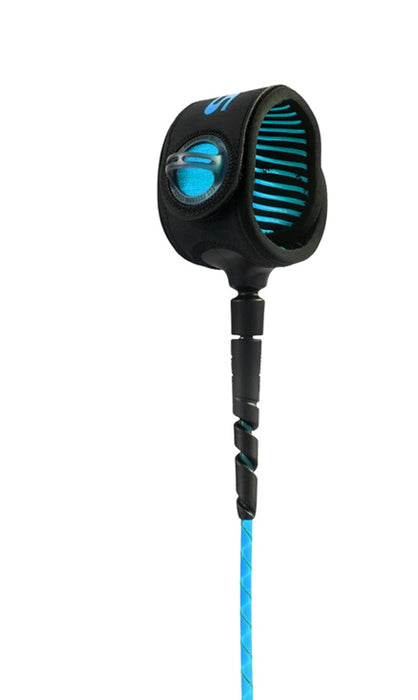 FCS Freedom Helix All Around Leash-Blue/Black-7'