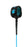 FCS Freedom Helix All Around Leash-Blue/Black-6'