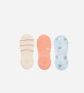 Billabong Safari Nights No Show Socks-Light Blue