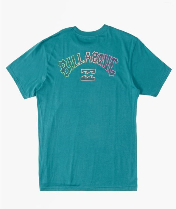 Billabong Arch Fill Tee-Teal