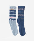 Billabong Paisley Crew Socks-Navy