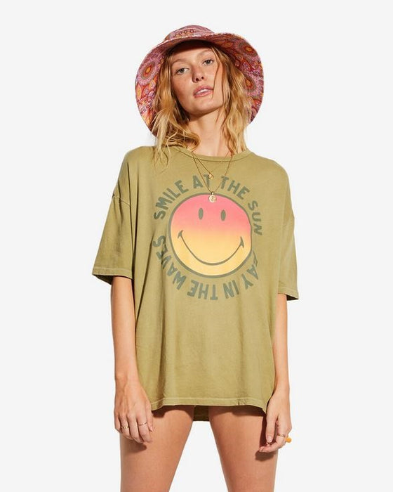 Billabong Smiley True Boy Tee-Split Pea