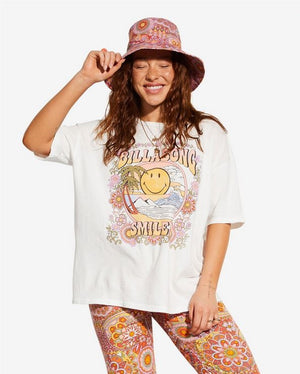 Billabong Smiley True Boy Tee-Salt Crystal