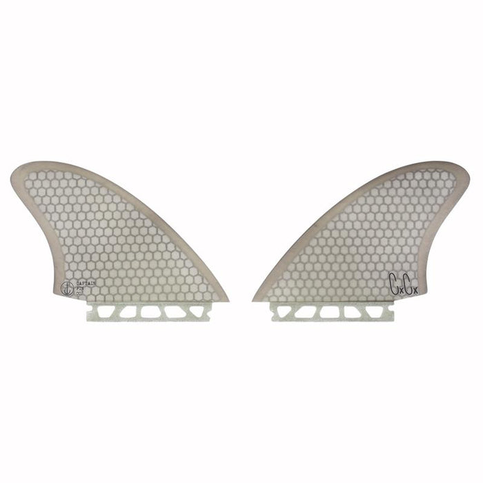 Captain Fin Christenson Keel Twin Fin Set-Smoke Honeycomb