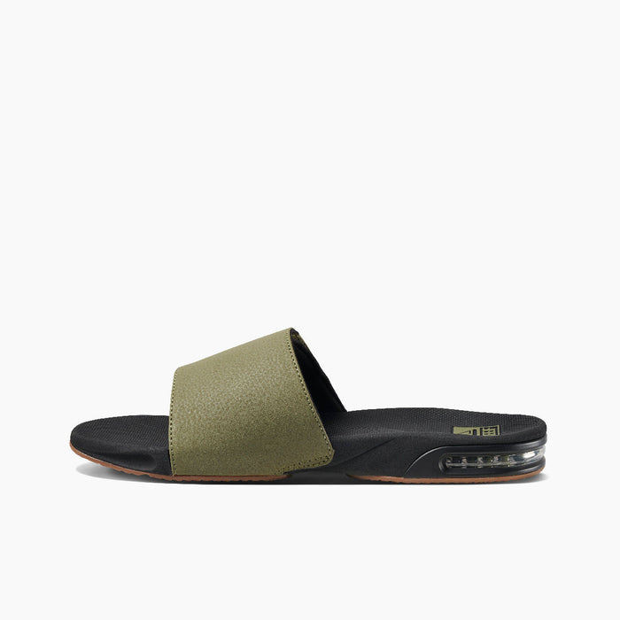 Reef Fanning Slide Sandal-Olive/Gum
