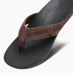REEF Cushion Lux Sandal-Black/Brown