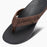 Reef Cushion Lux Sandal-Black/Brown