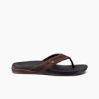 REEF Cushion Lux Sandal-Black/Brown