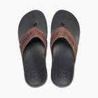 REEF Cushion Lux Sandal-Black/Brown