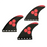 Channel Islands Tech 2 Tri Fin Set-Red-Small