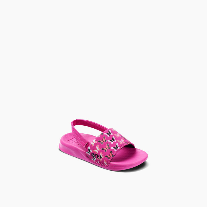 Reef Little One Slide Sandal-Orchid Butterfly