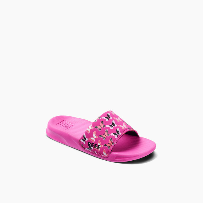 Reef Kids One Slide Sandal-Orchid Butterfly