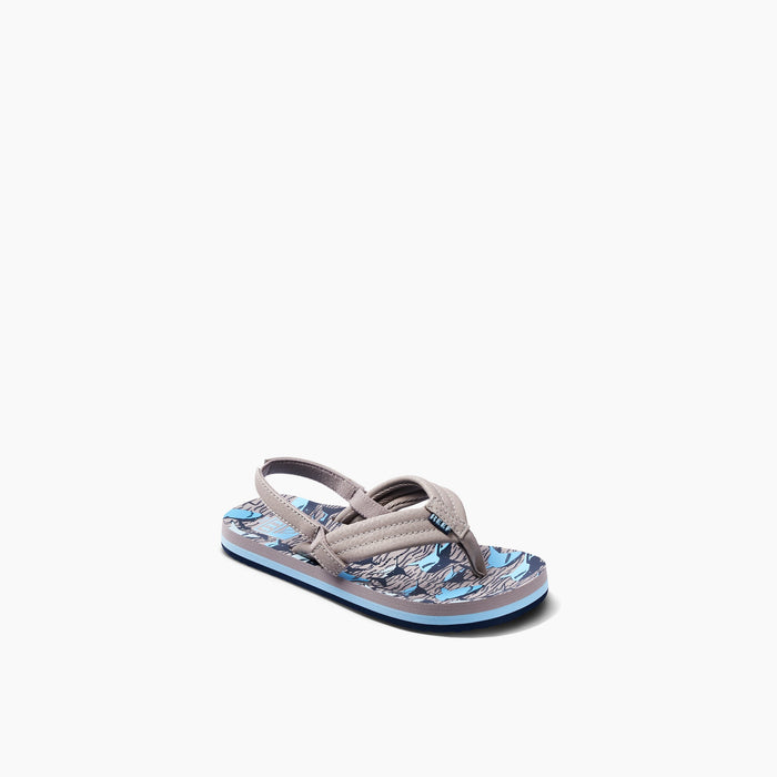 REEF Little Ahi Sandal-Tan Sharks