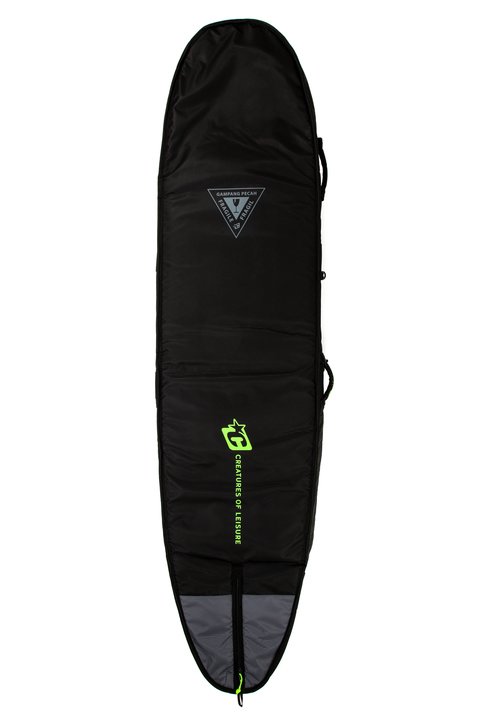 Creatures Double Longboard Boardbag-Black/Lime