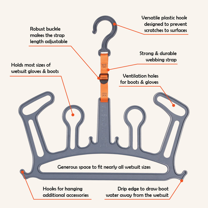 C-Monsta Wetsuit Hanger V2