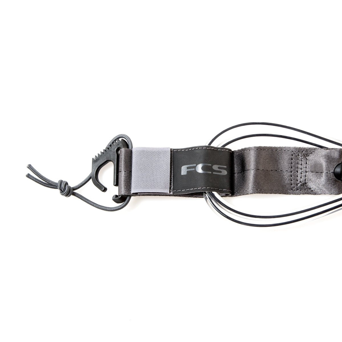 FCS Big Wave Essential Leash-Coal-8' x 8mm
