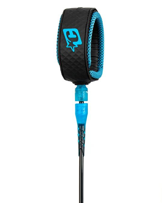 Creatures Comp Leash-Cyan Black-6' x 1/4"