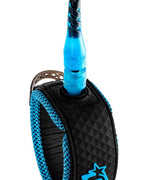 Creatures Comp Leash-Cyan Black-6' x 1/4"