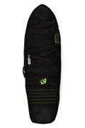 Creatures Double Fish Boardbag-Black/Lime
