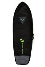 Creatures Double Fish Boardbag-Black/Lime