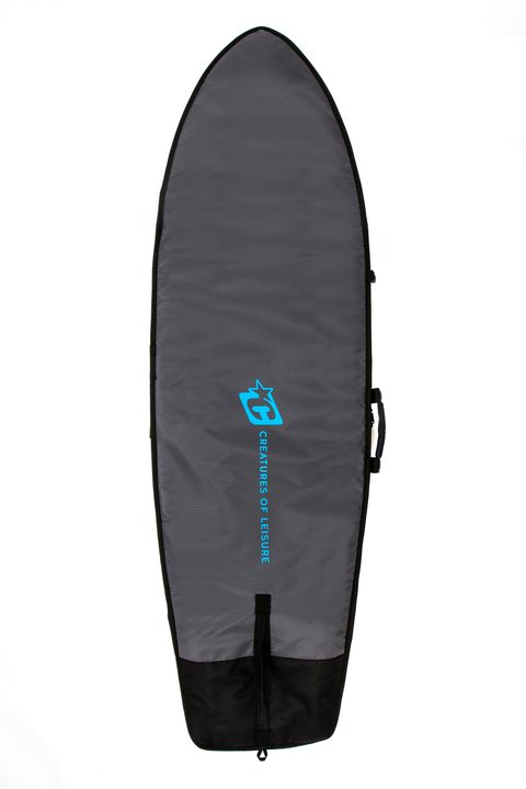 Creatures Fish Day Use Boardbag-Charcoal/Cyan