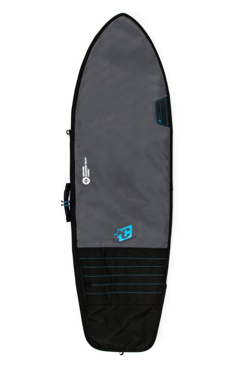 Creatures Fish Day Use Boardbag-Charcoal/Cyan