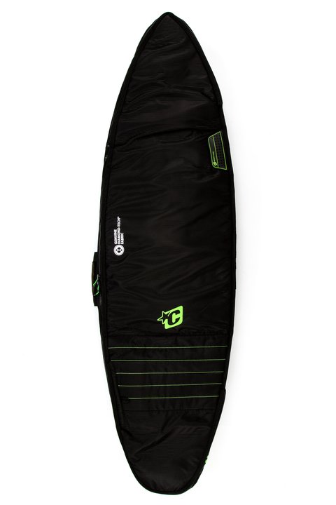 Creatures Double Shortboard Boardbag-Black/Lime