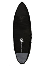 Creatures Triple Shortboard Boardbag-Black/White-6'3"