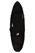 Creatures Triple Shortboard Boardbag-Black/White-6'3"
