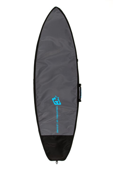 Creatures Shortboard Day Use Boardbag-Charcoal/Cyan