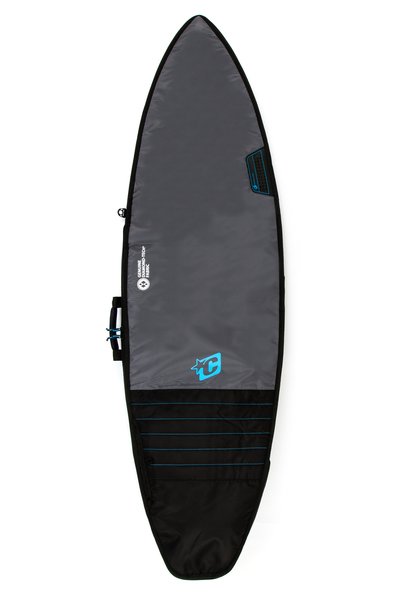 Creatures Shortboard Day Use Boardbag-Charcoal/Cyan