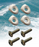 Core Union Pro/Carved Ultra Pad Strap Screws and Washers Set