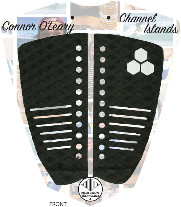 Channel Islands Mixed Groove Flat Traction Pad-Black