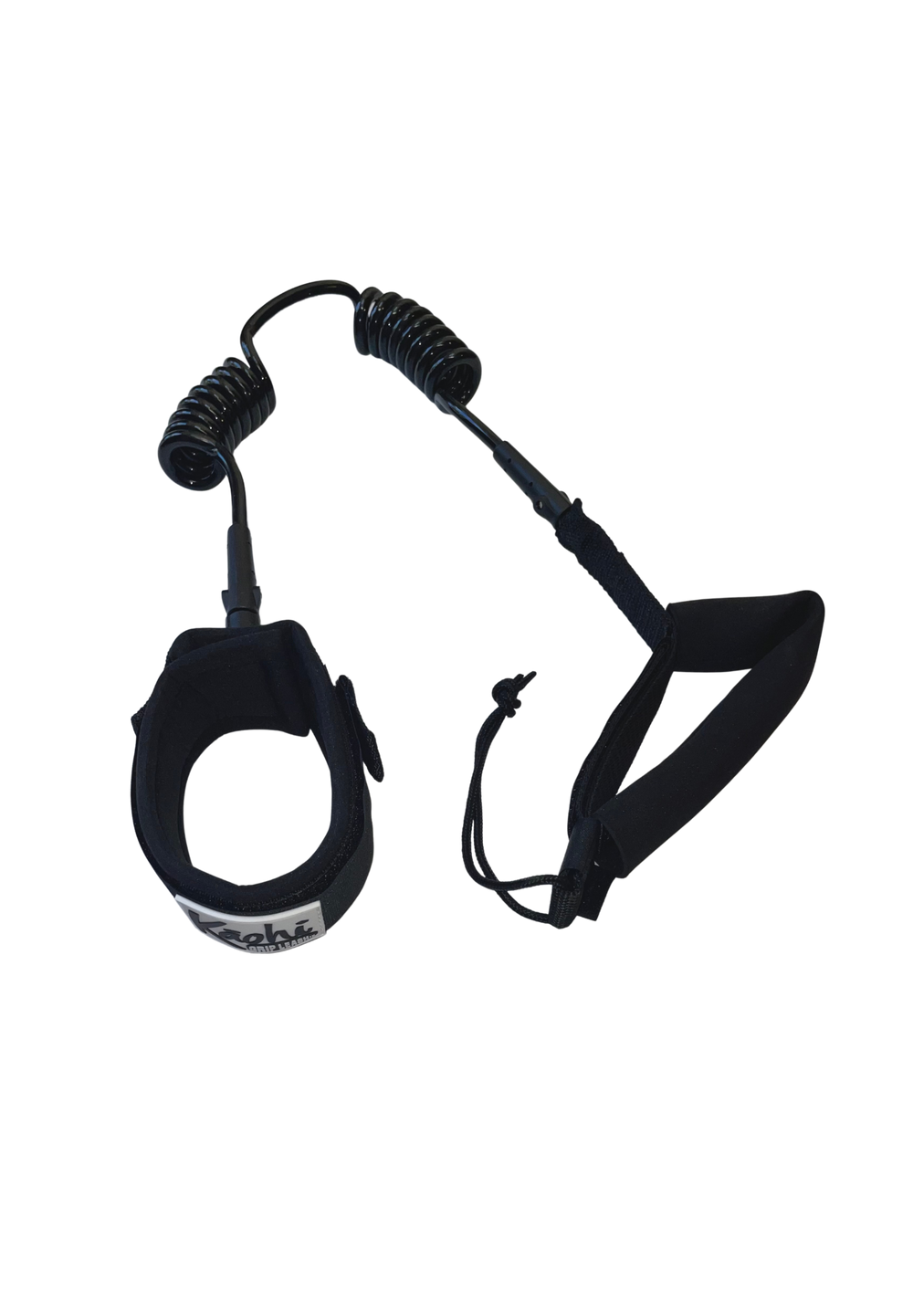 Kaohi Double Coil Calf Leash-Black-6' x 8mm