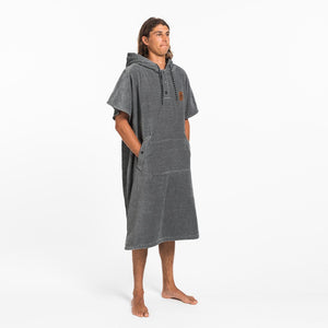 Slowtide The Digs LG/XL Poncho-Heather Grey