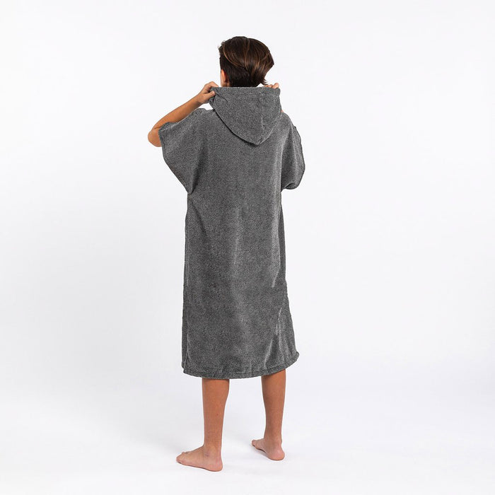 Slowtide The Digs SM/MD Poncho-Heather Grey