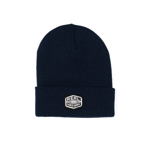 REAL Shred Supply Cuffed Beanie-Navy