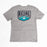 REAL Lighthouse Badge Tee-Athletic Grey Triblend