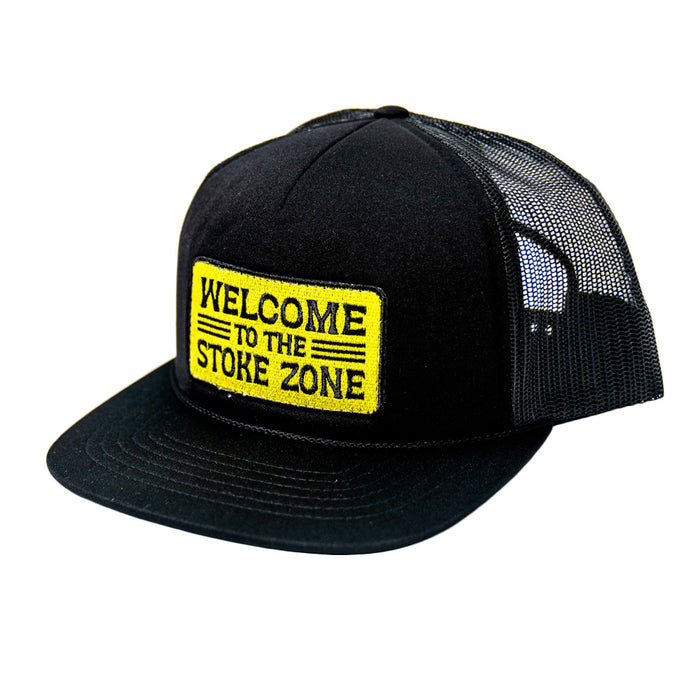 REAL Stoke Zone Trucker Hat-Black