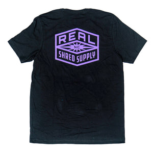 REAL Shred Supply Tee-Black— Alternate View