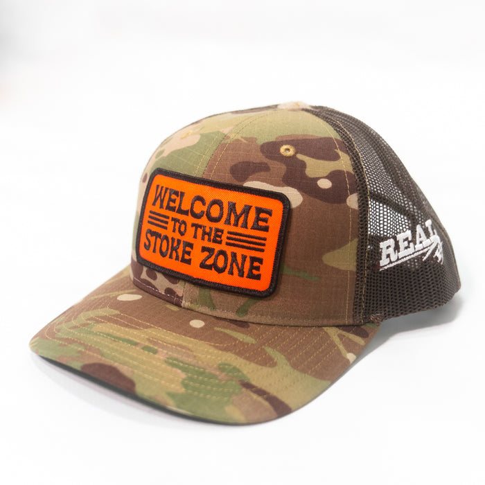 REAL Stoke Zone Hat-Multicam Original/Coyote Brown