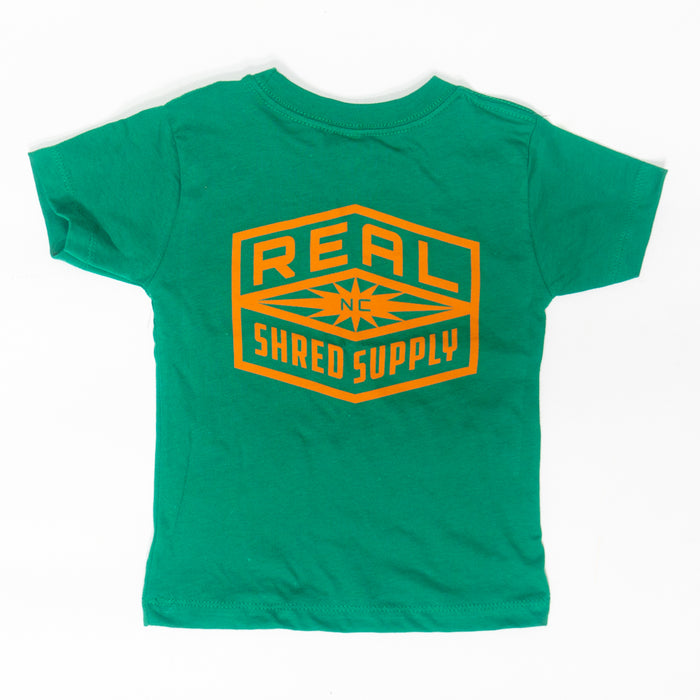 REAL Toddler Shred Supply Tee-Kelly Green