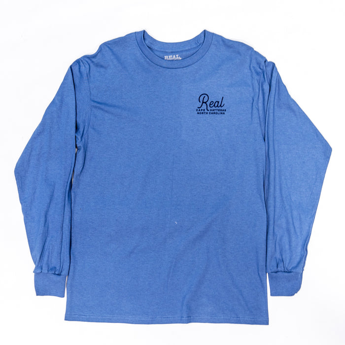 REAL Sunset Session L/S Tee-Indigo Blue