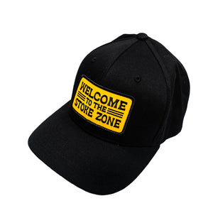 REAL Stoke Zone Flexfit XL/XXL Hat-Black/Yellow