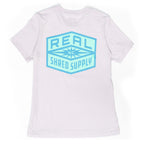 REAL Wmn's Shred Supply Tee-Lavender Dust