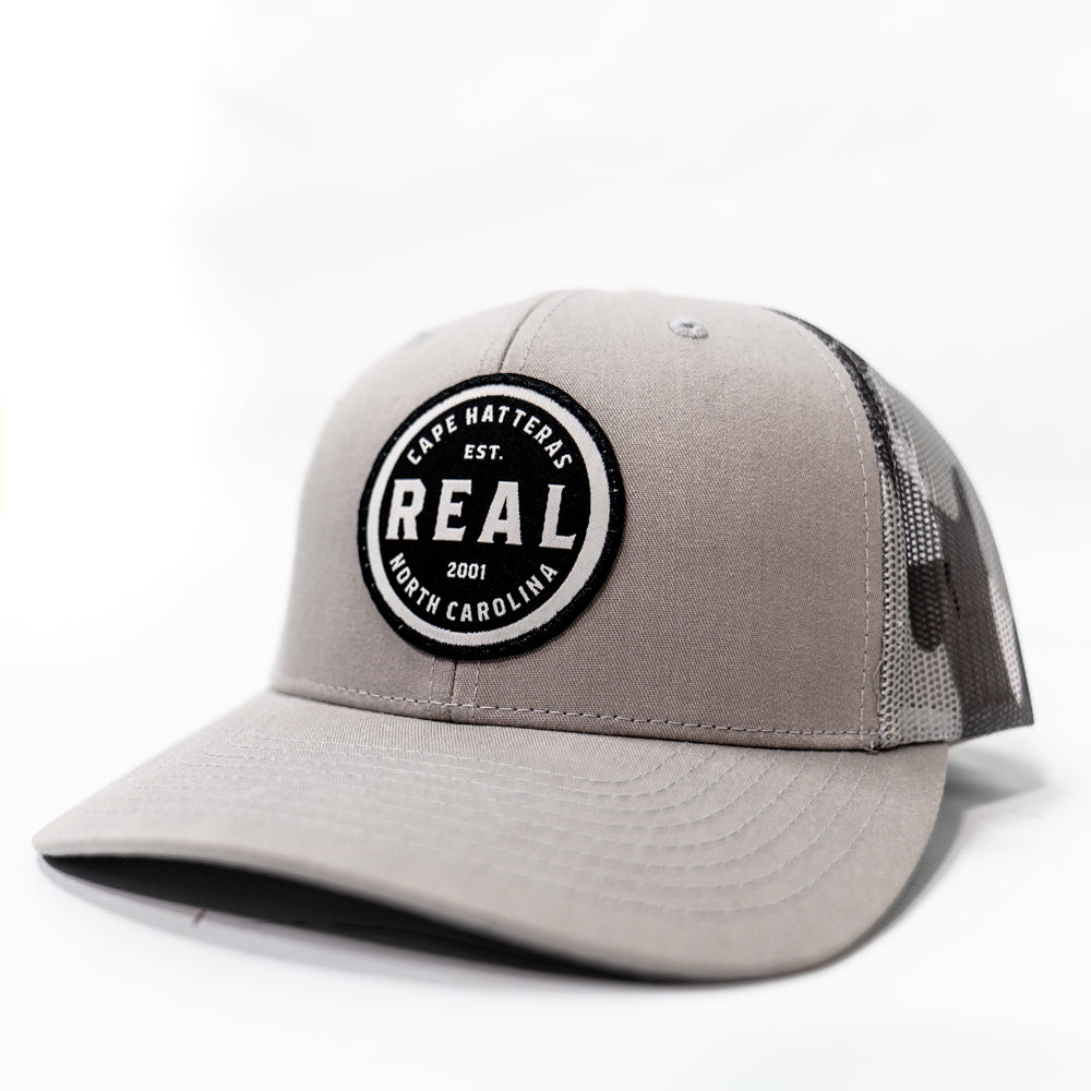 REAL Circle Patch Hat-Silver/Grey Camo